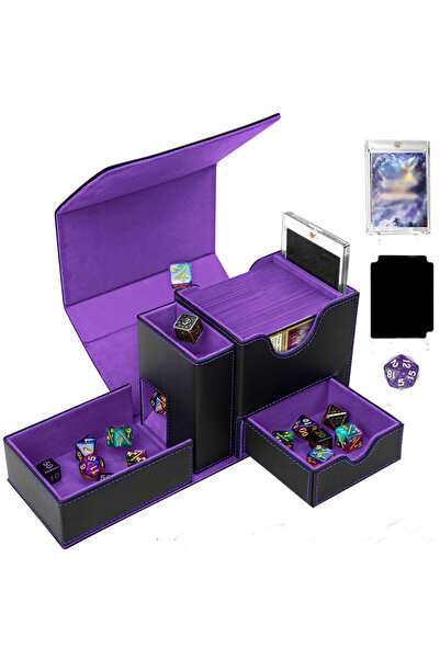 choice2 صندوق عرض بطاقات بنفسجي اللون، نافذة عرض، بطاقات تداول، صندوق بطاقات ...