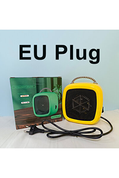 Choice EU EU Plug Mini Desktop Fan Heater Button Switch With Handle Household...