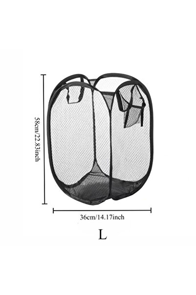 Choice سلة غسيل قابلة للطي مصنوعة من قماش غير منسوج - سلة شبكية قابل للتنفس ل...