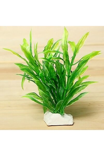 Choice عشب مائي صناعي أخضر غير سام، مقاس 10×10 سم، مناسب لتزيين أحواض السمك.