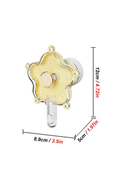 Choice YELLOW 1PC Flower-Shape Rotating Wheel Parrot Foraging Feeding Toy for...