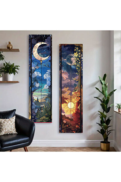 choice2 40x150cm GHYX(356)GHYX(357) Sun & Moon Vertical Tapestry Tree of Life...
