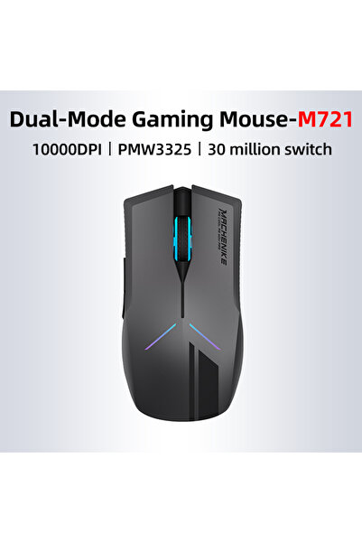 Choice1 ماوس الألعاب MACHENIKE M7 PAW3325 أسود اللون، قابل لإعادة الشحن، مريح...