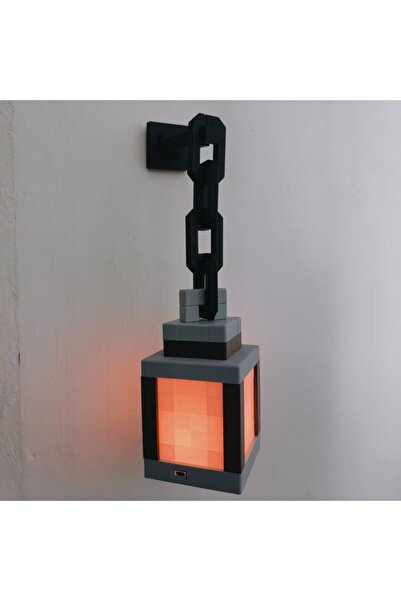 Choice 16 colors - Chain Multicolor Pixel Lanterns Charging Night Glow Decora...