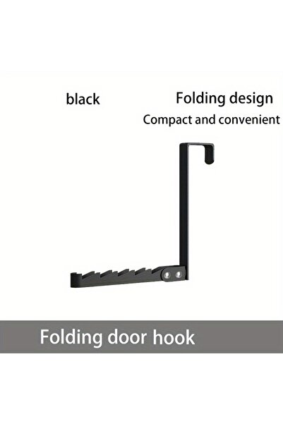Choice1 black Door Hook, Foldable Organizer for Easy Storage - Over-the-Door ...