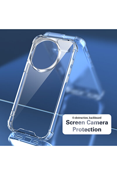 Choice جراب شفاف من البولي كربونات + مادة TPU مزود بوسادة هوائية لهاتف OnePlu...