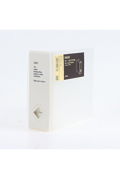 Choice3 KOQZM White 【No】1 Pcs Hard CD/DVD Album Case - 24-Disc Capacity Porta...