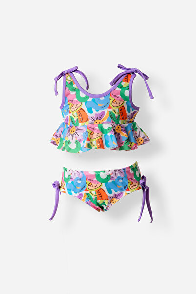 NEOPY Midu Kız Bebek Fırfır Detay Bikini 5116
