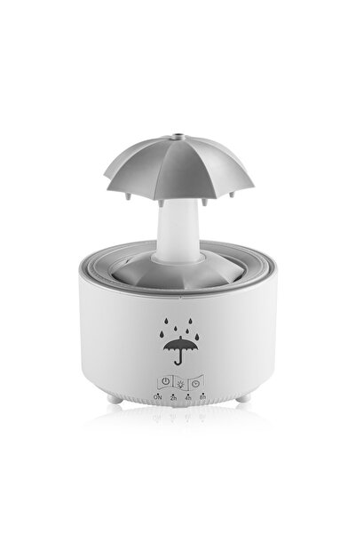 choice2 EU WHITE TINSOL Creative Cloud Rain Humidifier Rotating Raindrop Humi...