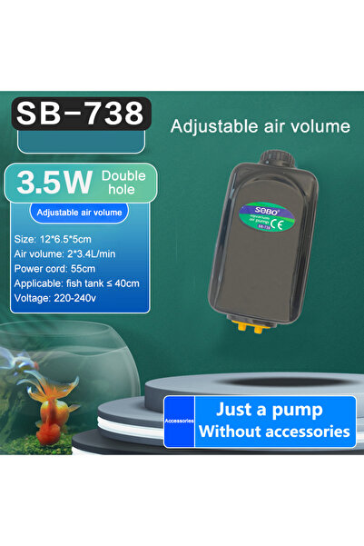 choice2 EU PLUG 220-240v SB738 3.5WDoubleHole High Power 4w 8w 12w Fish Tank ...