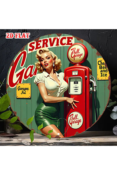 Choice لوحة معدنية دائرية مسطحة ثنائية الأبعاد مقاس 20×20 سم، قطعة واحدة، بتص...