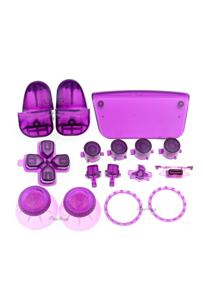 Choice11 N15 غطاء عصا التحكم الشفاف الأرجواني N15 لجهاز PS5 V1 1.0 BDM-010، ي...