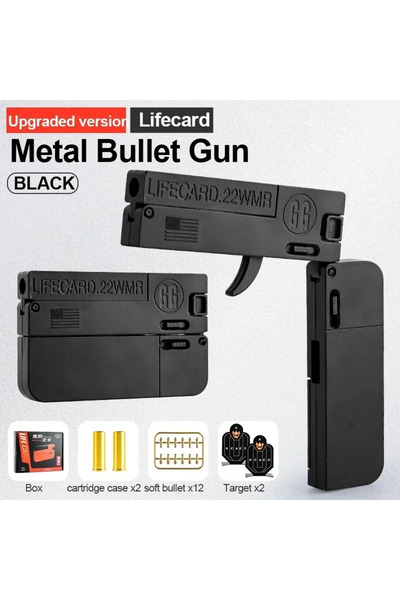 Choice1 لعبة مسدس صغير أسود غير لامع من أجل مسدس صغير يبدو عمره 8 سنوات + هدي...