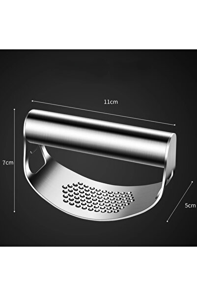 Choice 304 Stainless 11cm Upgraded Stainless Steel Garlic Press Squeezer Manu...