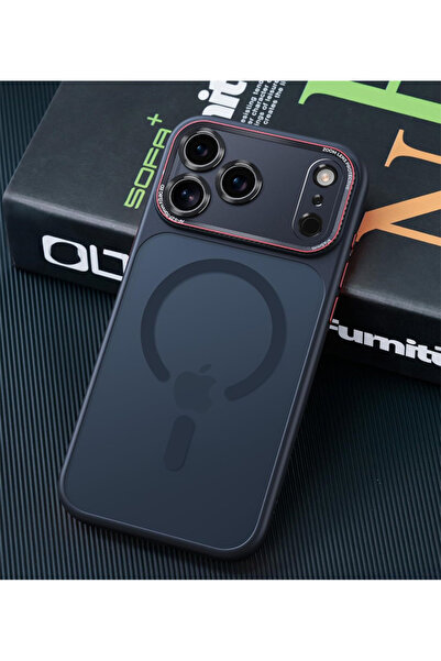 Choice46 جراب مغناطيسي أسود لحماية عدسة كاميرا آيفون 14 برو، متوافق مع ماج سي...