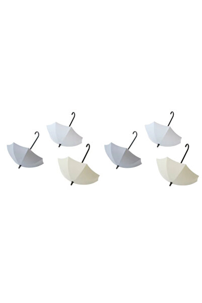 Choice 6Pcs 6Pcs Creative Storage Hooks Key Hanger Holder Umbrella Shape Wall...
