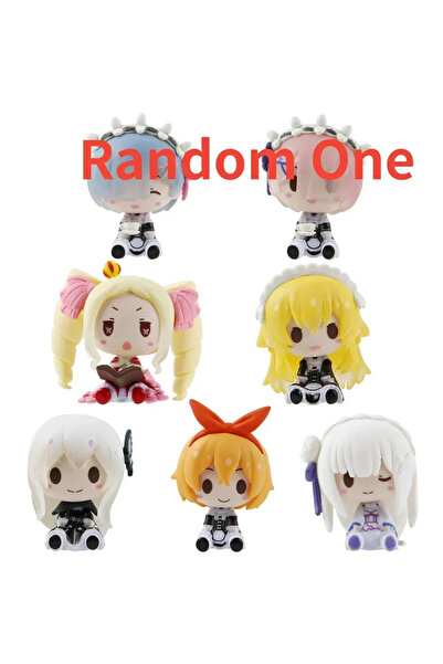 Choice مجسم ريم الصغير اللطيف من سلسلة ري:زيرو، تمثال إميليا ورام، مجسم شخصية...