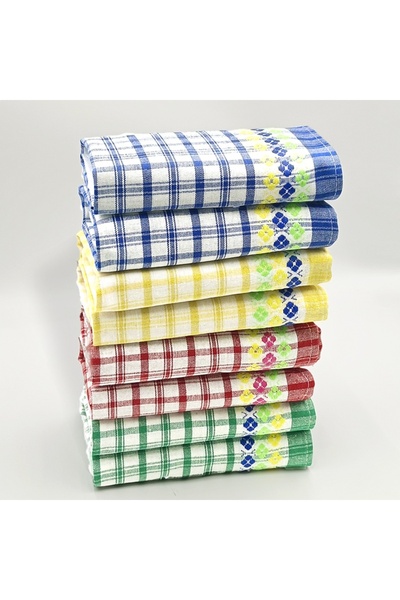 Choice3 4pcs Mixing Colors 4/6/8/10/12 Pieces, 40Cm*69Cm, Multi-Colored Plaid...