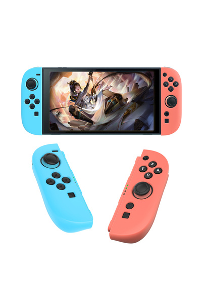 Choice3 orange blue For Switch 2 Joy-Con Controllers Handle Silicone Case Ant...