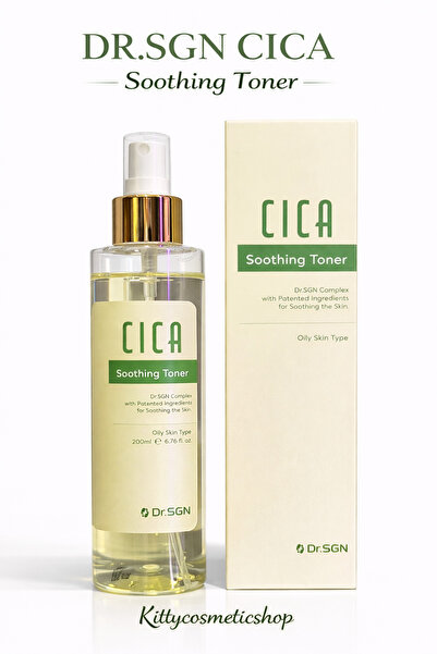 dr.sgnbio Dr.SGN Cica Soothing Toner 200ML(Cica İçeren Yatıştırıcı ve Dengele...