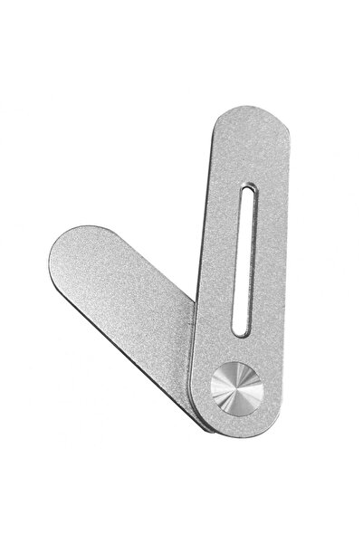 Choice1 Silver Laptop Side Phone Holder Mount Magnetic Adjustable Phone Stand...