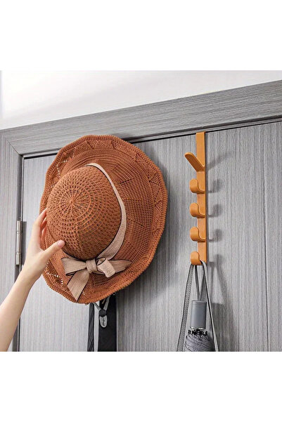 Choice4 Coffee 1pc Long Row Of Hooks Behind The Door, Bag Rack Ins Dormitory ...