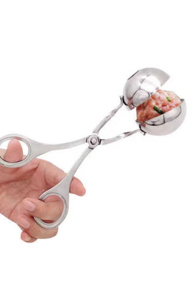 Choice أداة كبيرة لصنع كرات اللحم، مشبك من الفولاذ المقاوم للصدأ، ملعقة دائري...