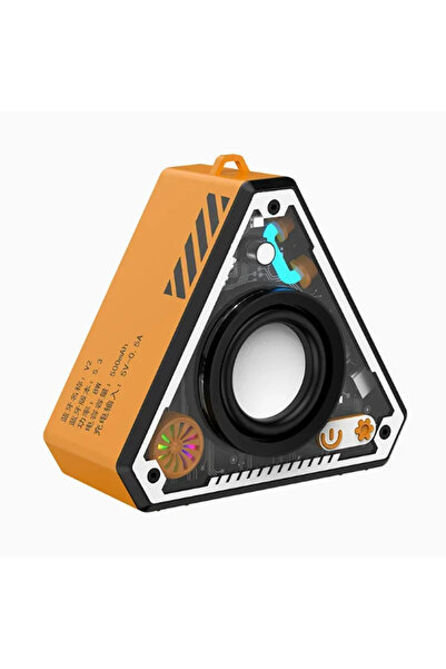 choice2 Orange XIKCU Mini Cool Bluetooth Speaker Subwoofer HiFi Surround Soun...