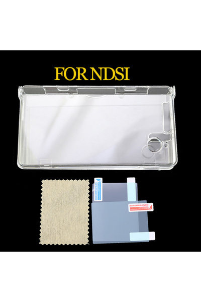 choice2 غطاء حماية بلاستيكي شفاف كريستالي لجهاز NDSI، طقم واحد، متوافق مع DSL...