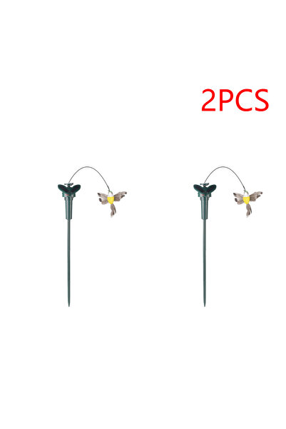 Choice1 2Pcs Bird Solar Powered Flying Wobble Solar Flying Bird Butterfly Art...
