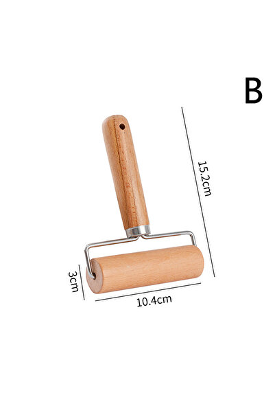 Choice1 B قطعة واحدة من عصا فرد العجين الخشبية الصغيرة على شكل حرف T، أداة يد...