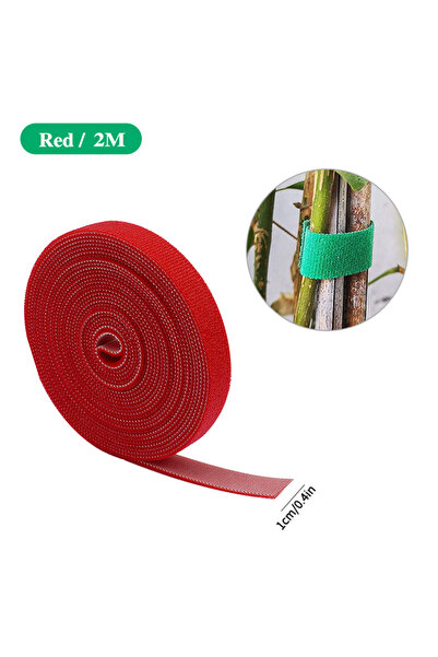 Choice5 3 قطع من خيوط الحديقة الحمراء، 3 لفات من خيوط النايلون الخضراء، أربطة...