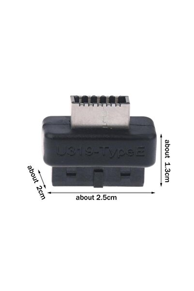 Choice 1PC 1/2/3PCS USB 3.0 19/20-Pin To Type E Adapter - USB 3.1 Type C Fron...