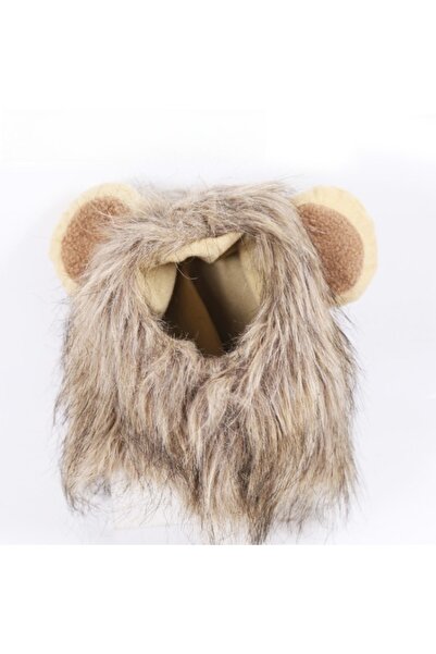 Choice1 Brown Lion Mane Wig for Dog and Cat Costume Pet Adjustable Washable C...