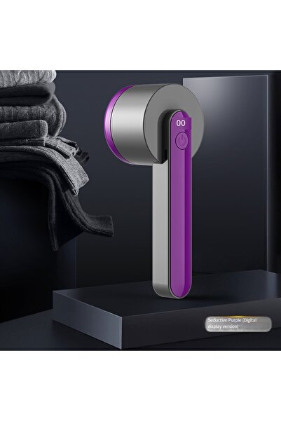 Choice مزيل الوبر الكهربائي الأرجواني للملابس، قابل لإعادة الشحن عبر منفذ USB...