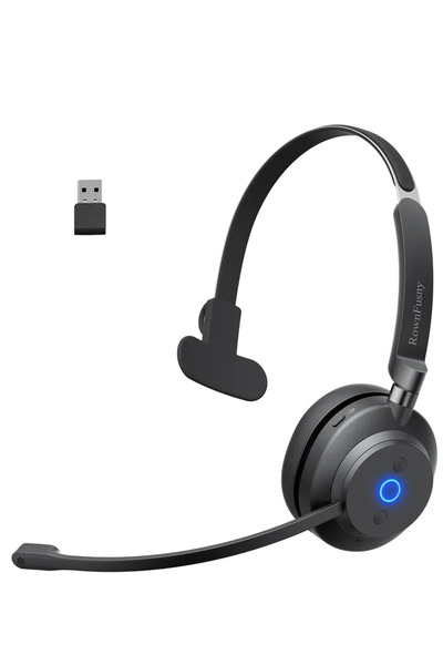 Choice1 سماعة رأس لاسلكية R03U من راون فوسني، طراز R03، مخصصة لمراكز الاتصال،...