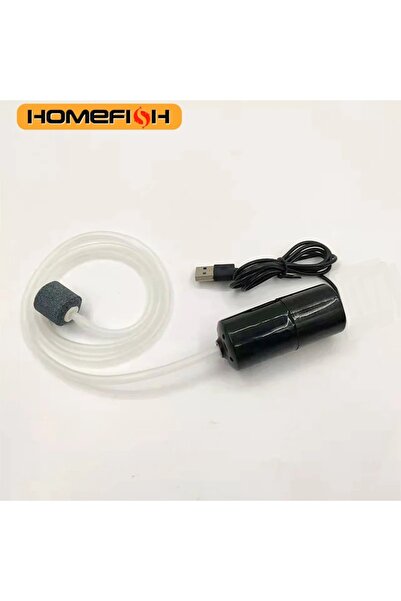 choice2 مضخة هواء محمولة سوداء تعمل بمنفذ USB لأحواض السمك: جهاز أكسجين صغير ...