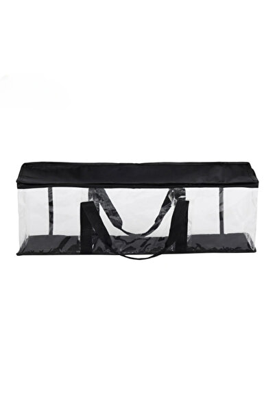 Choice Black Large Clear Holds DVD CD Storage Holder Easy Zip Closure Carry B...