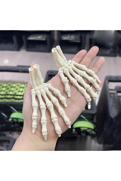 choice2 1Pair 1Pcs/1Pair 3D Printed Realistic Flexible Skeleton Hand Model Gh...