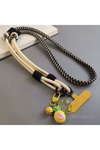 Choice1 حبل تعليق للهاتف المحمول قابل للإزالة، مصنوع من بوليستر /النايلون، مق...