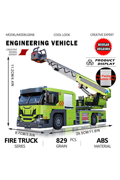 Choice Fire Truck Collectible City Fire Truck Bricks Engineering Vehicle Clou...