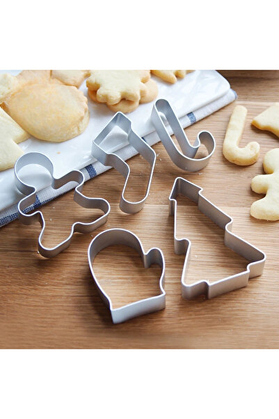 Choice mix 5 designs 5Pcs Christmas Series Cookies Cutter Biscuit Large Mold ...