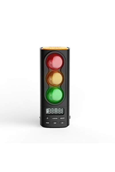 Choice جهاز إشارة مرور جديد أسود اللون، إصدار 2025، مزود بمؤقت مرئي وصوتي وشا...