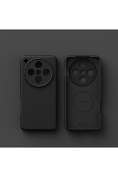 Choice12 غطاء هاتف من السيليكون السائل الناعم لـ Find X8 Pro باللون الأسود، م...