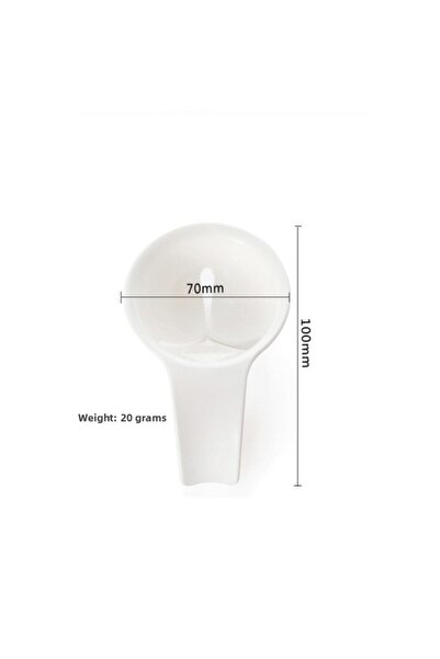 Choice 1 قطعة بيضاء 1 قطعة منفصل بيض بلاستيك من الدرجة الغذائية مع حافة وعاء ...