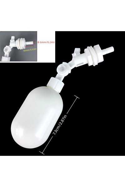 Choice Insert Rod Ball White Plastic Adjustable Auto Fill Float Ball Valve Wa...