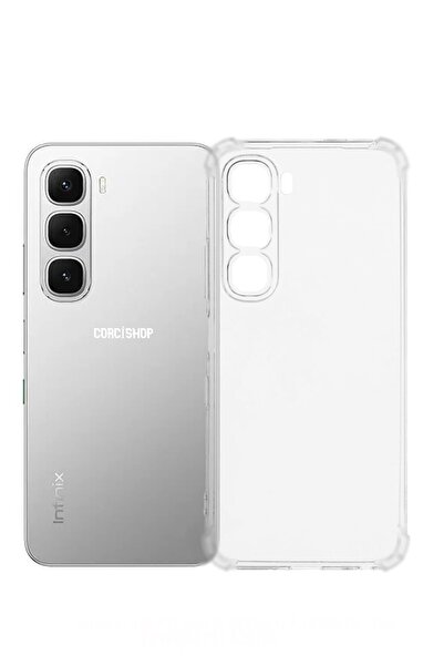 corcishop غطاء خلفي من السيليكون مع حماية للكاميرا لهاتف Infinix Hot 60i 4G /...