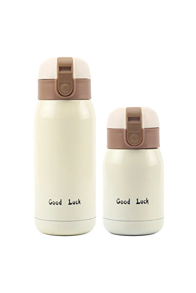 choice2 360ml Beige 200ml/360ml Mini Thermos Cup Pket Cup Stainless Steel The...