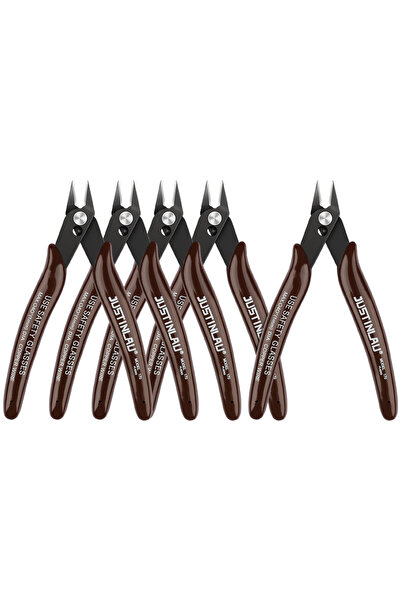 Choice3 كماشة قص الأسلاك 5 قطع 170، أداة تشذيب يدوية، قاطعة كابلات جانبية قطر...