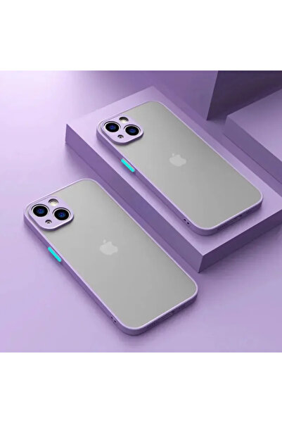 Choice30 iPhone 15 Pro Purple Luxury Shkproof Armor Matte Case For iPhone 16 ...